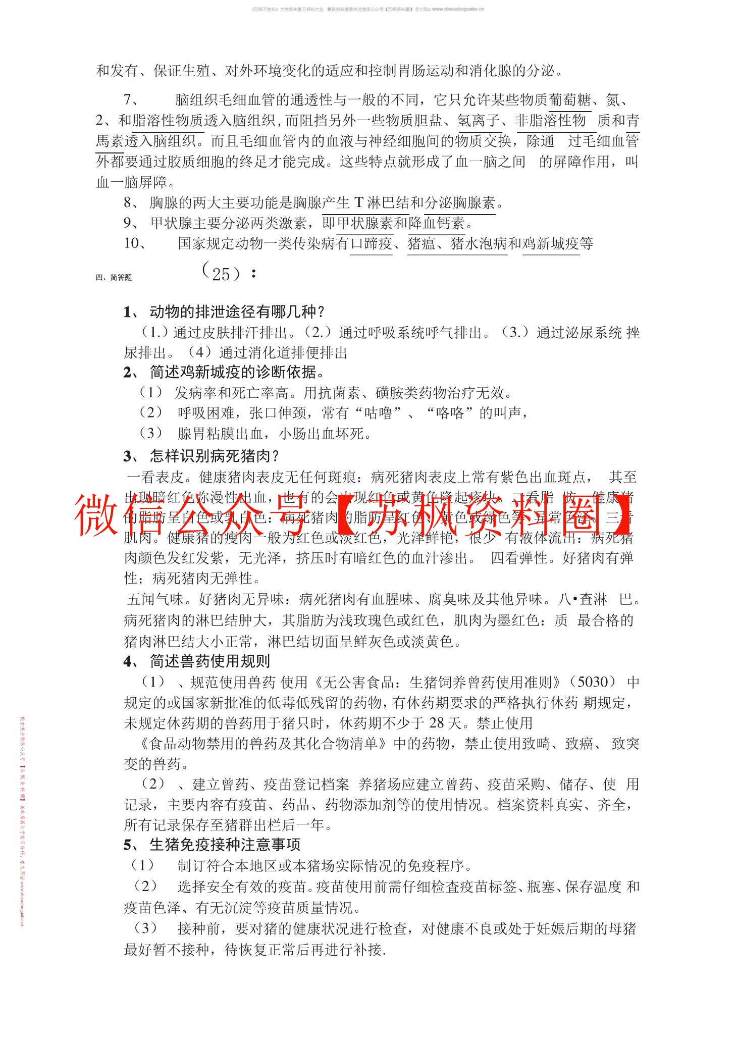 动物医学